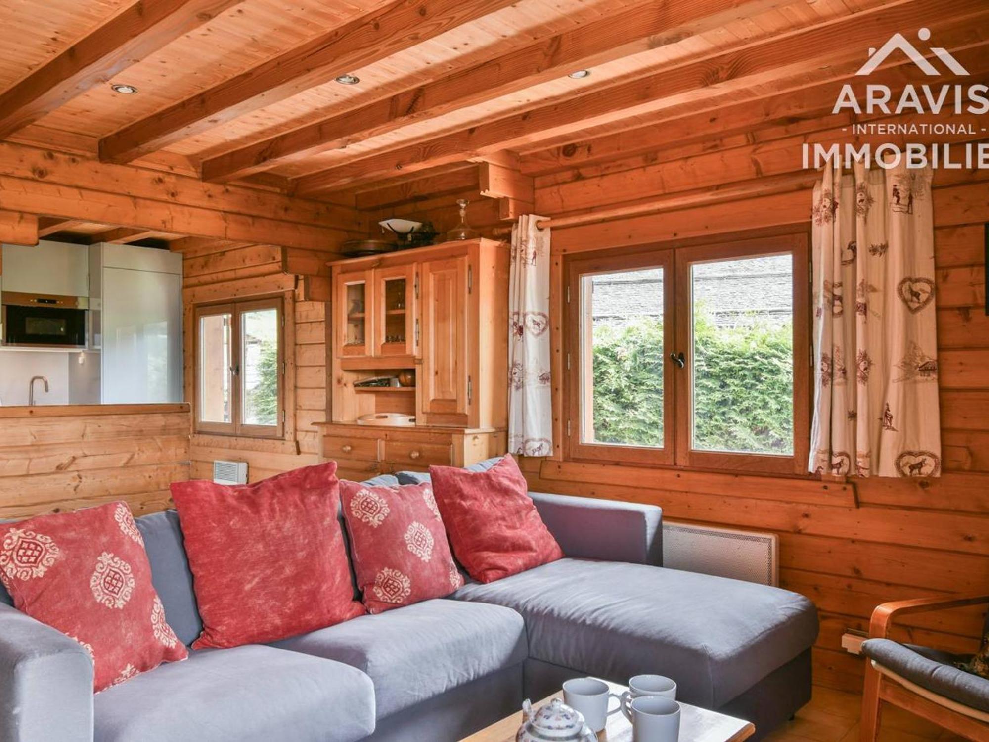 Chalet Cosy, 4 Chambres, 8 Pers, Proche Commerces, Terrasse, Parking, Wifi - Fr-1-391-150 Le Grand-Bornand Exterior foto